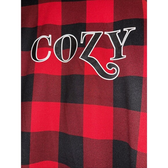 Joyspun 2pc  Pajama Set Womens Sz S  (4-6) Red Plaid Pajamas Pockets Holidays - Picture 5 of 6